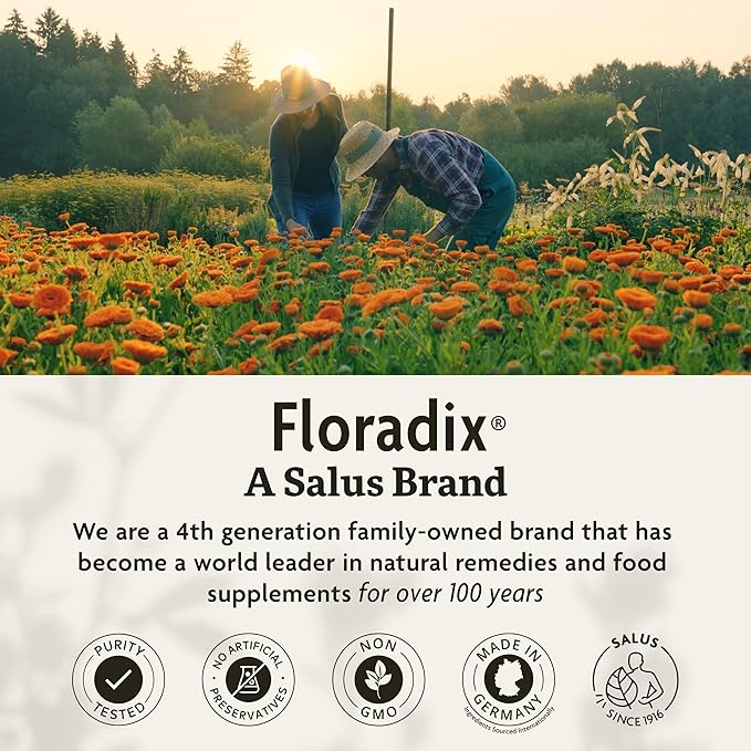Floradix Epresat Adult Multivitamin - Daily Liquid Multivitamin with Vitamin A, Milk Thistle & More for Wellness - Energy Support & Liver Health Support* - Vegetarian, Non-GMO - 16.9 fl oz