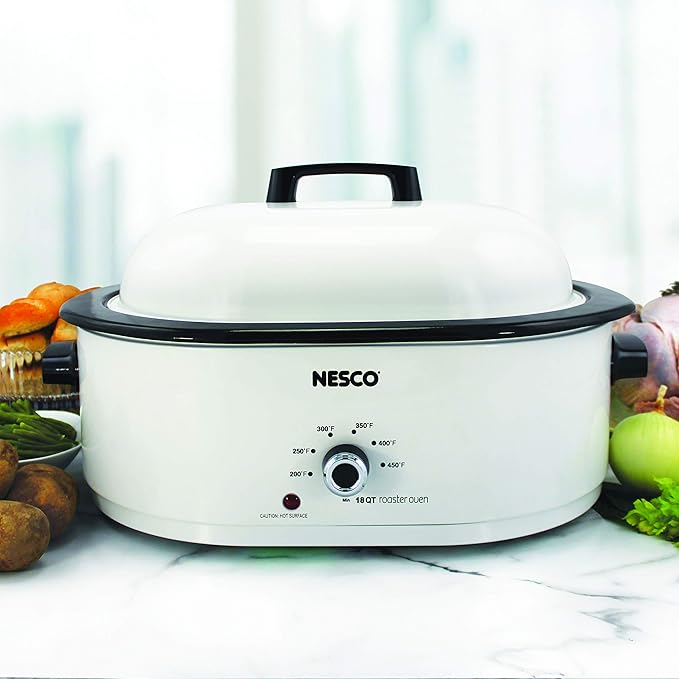 Nesco MWR18-14 Roaster Oven, 18 Quart, White