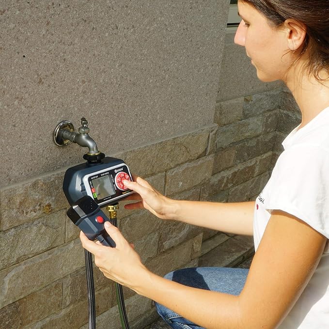 Eden 93412 Programmable Digital Water Timer 2-Zone, Compatible with Wireless Soil Moisture Sensor