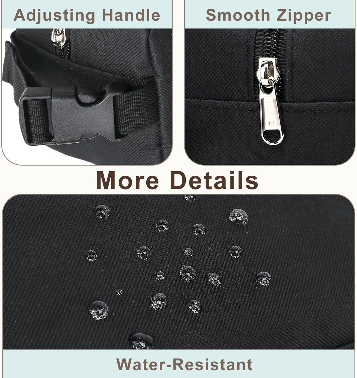 FlowFly Small Insulated Lunch box Portable Soft Bag Mini Cooler Thermal Meal Tote Kit with Buckle for Work, CyanWithBuckle