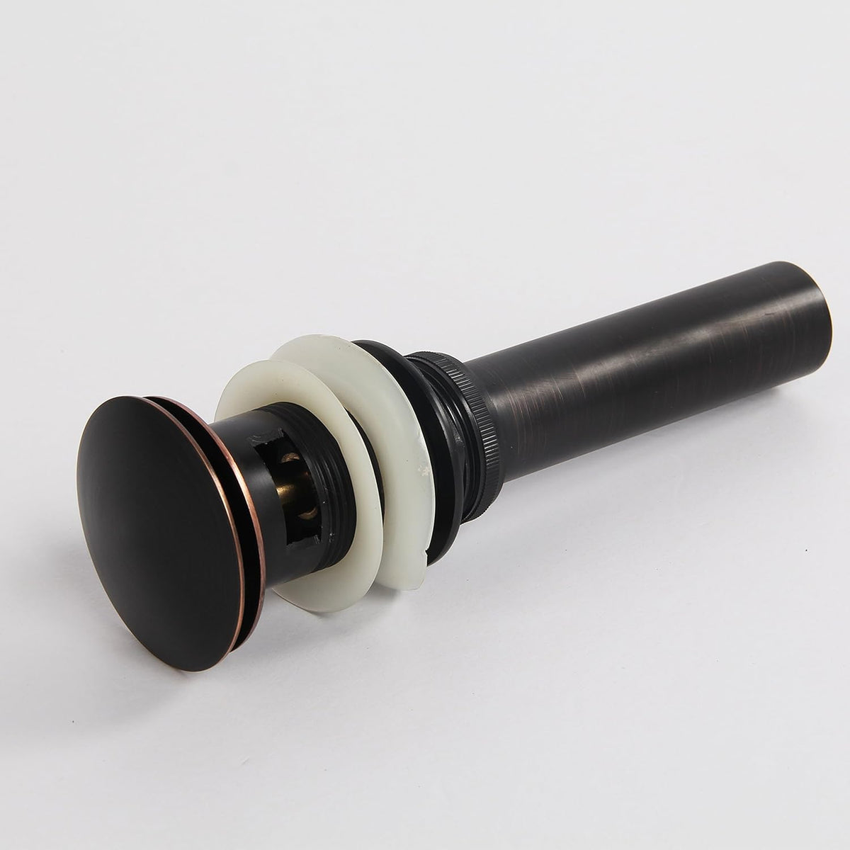 Bathroom Toilet Faucet Vessel Vanity Sink Large Pop Up Drain Stopper with Overflow for Restroom, Kitchen Oil Rubbed Bronze Sink Drainer