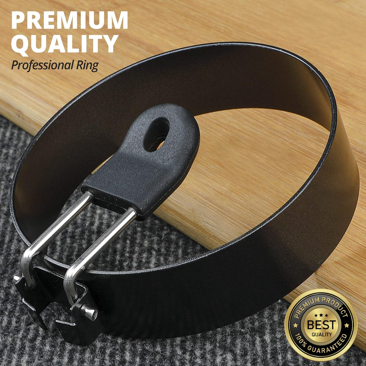 Egg Rings, 3.5'', Nonstick, Professional and Large, Stainless Steel Omelet/Egg Rings For Frying Eggs and Egg Mcmuffins, Egg Mold For Breakfast, Mini Pancakes, and Fried Eggs