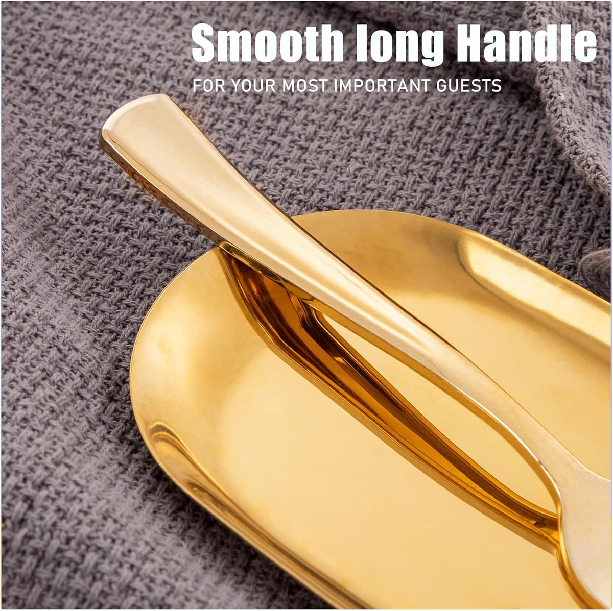 WDF 100 Pcs Gold Plastic Forks Heavy Duty - BPA-FREE, Sturdy&Durable Forks Disposable 7.4inch - Elegant Gold Forks for Dessert, Durable Plastic Cutlery for Party, Wedding or Daily Using