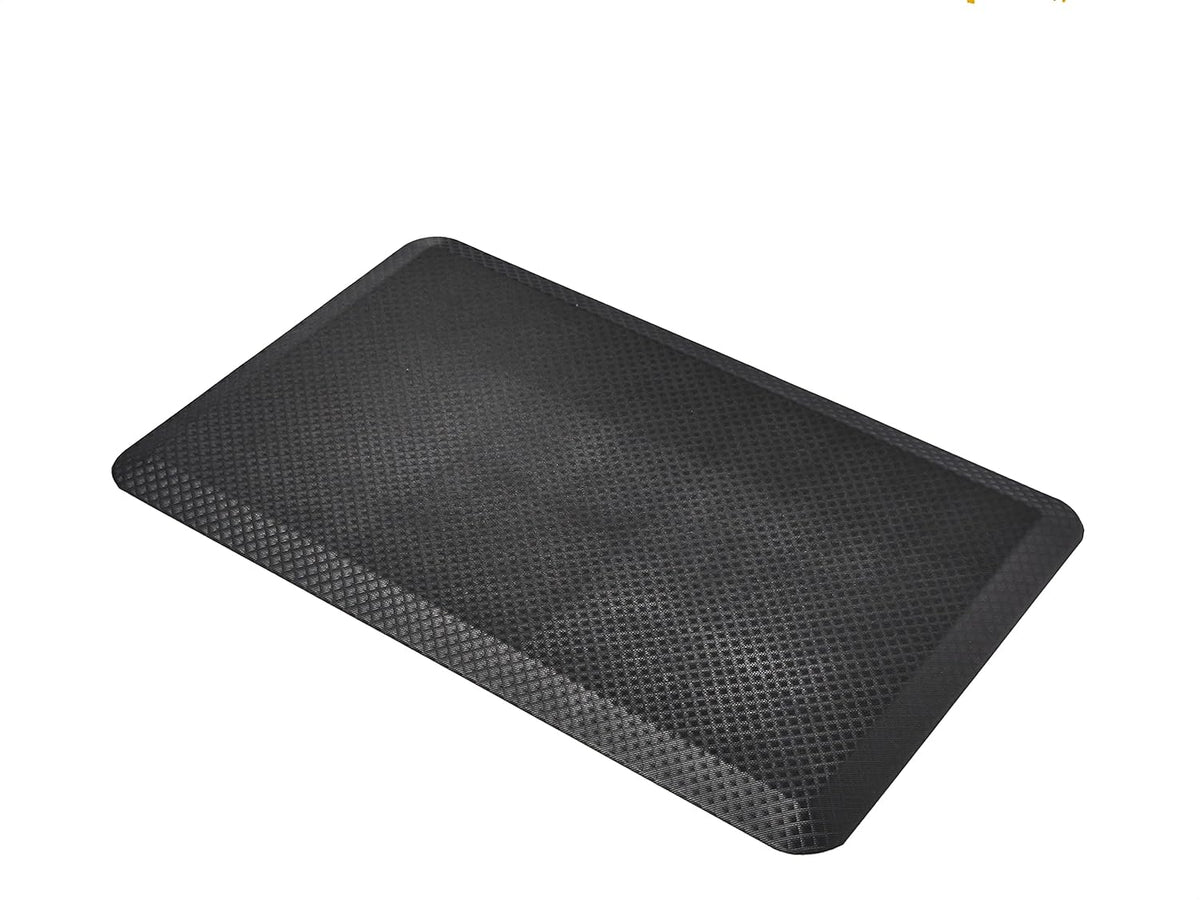 Amazon Basics 3/4" Rectangular Durable Anti-Fatigue Ergo Comfort Standing Mat, 32x20, Black (Previously AmazonCommercial brand)