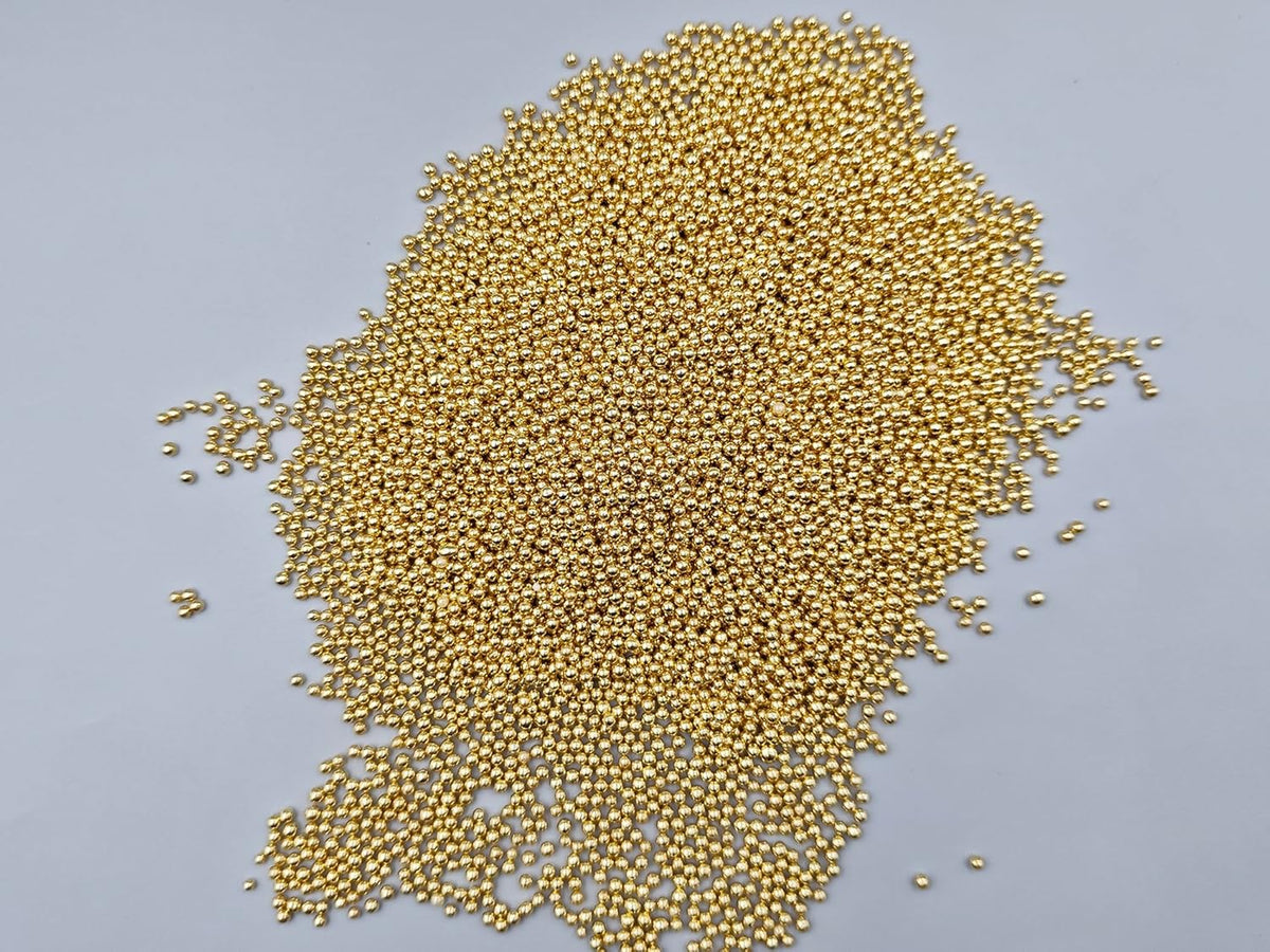 Gold Pearl Sugar Sprinkles 4.23 oz, 2mm Nonpareils Candy Pearls Ideal for Baking,Cake and Cupcake Toppers,Cookie Decoration,Ice Cream Topping,Wedding Shower Valentines Halloween Christmas