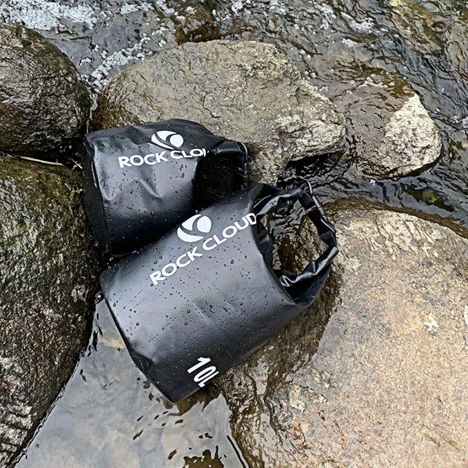 ROCK CLOUD Dry Bag Waterproof 5L Dry Sack for Kayaking Rafting Boating Beach Surfing Swimming Canoe Camping Hiking Fishing Ski, Lake Blue