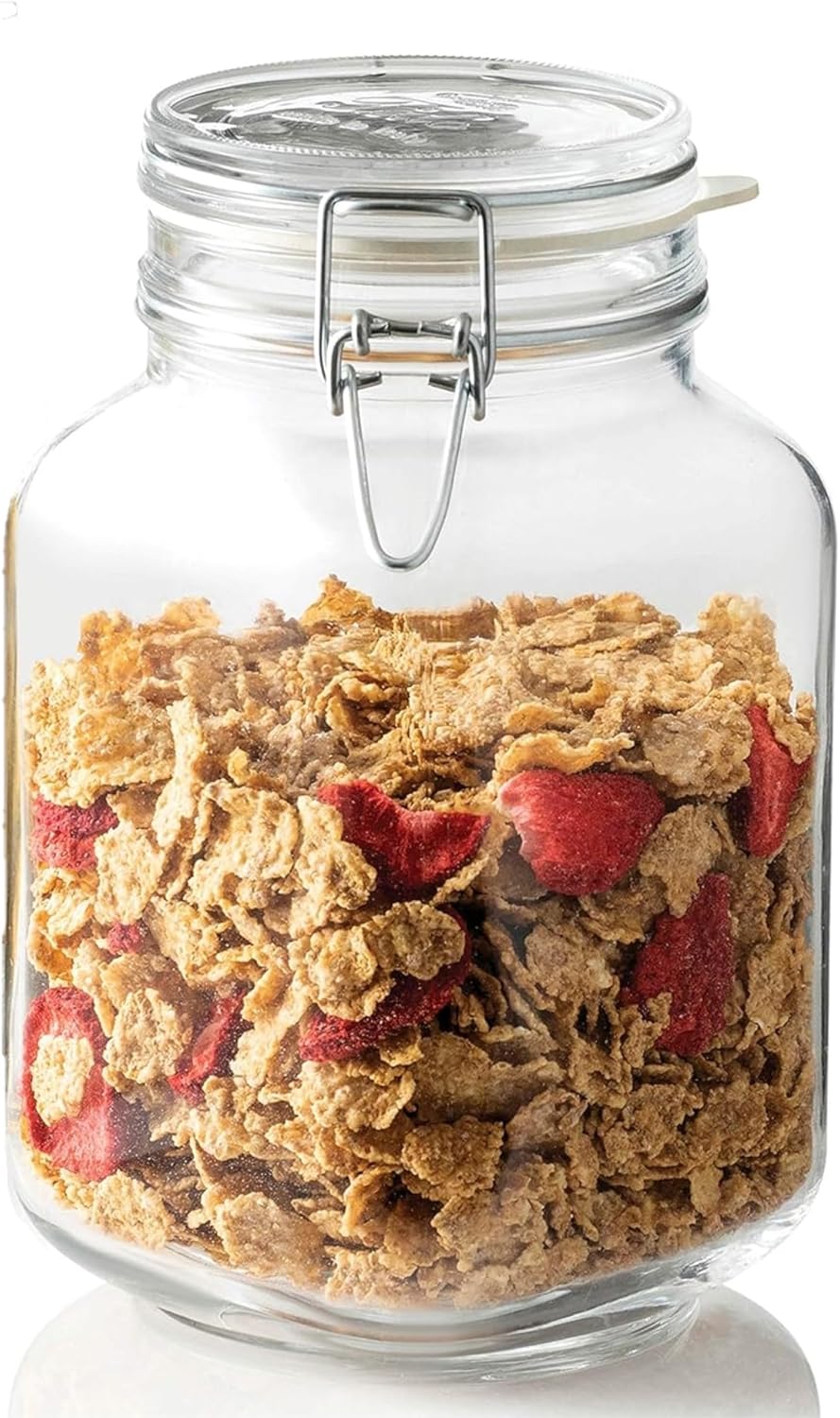Bormioli Rocco SYNCHKG017035 Fido Glass Canning Jar Italian