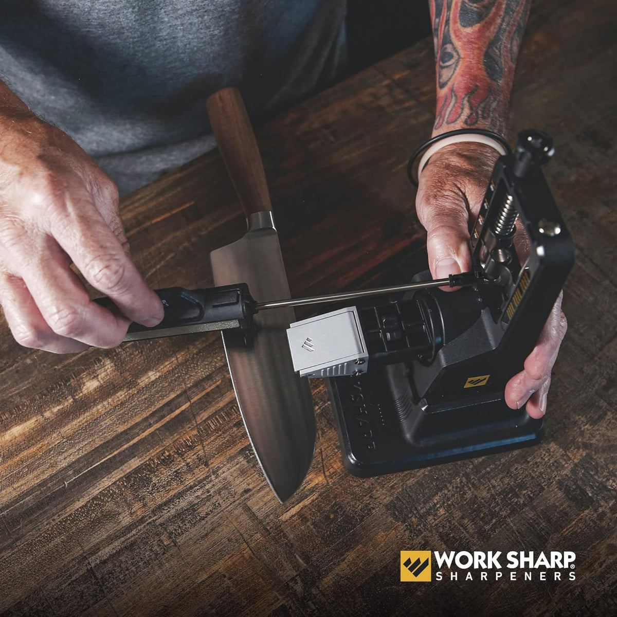 Work Sharp Precision Adjust Knife Sharpener Kit, Sharpens All Pocket and Kitchen Knives with ease & control