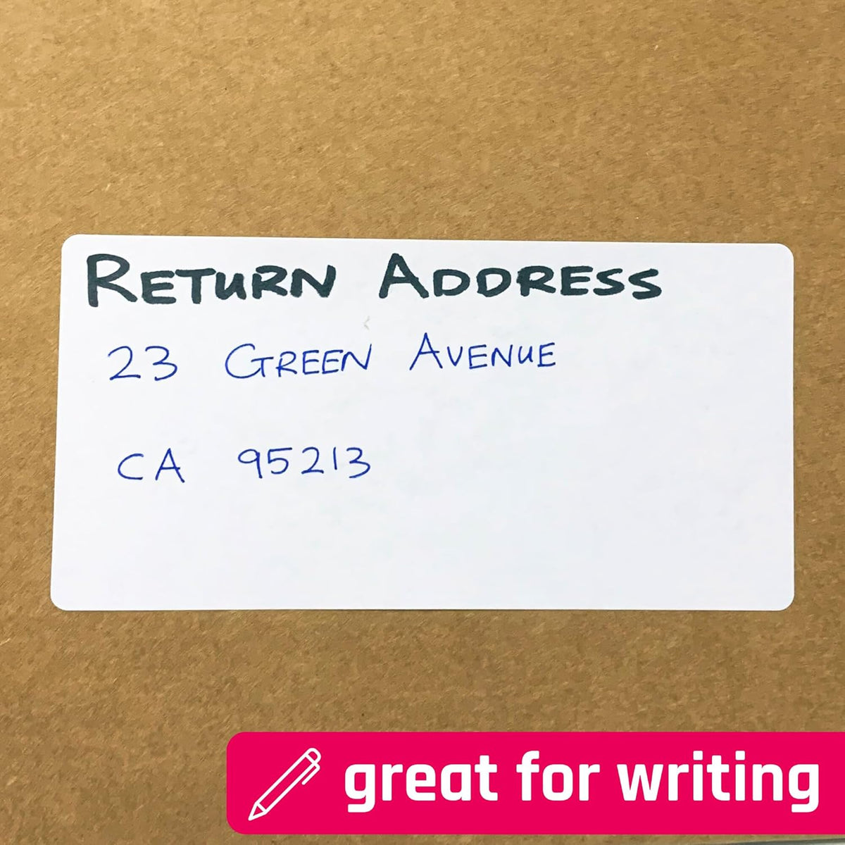 400 Pieces, 4" x 2" - Labels Stickers for Storage Bins, Organizing, Box Labels to Write On - White