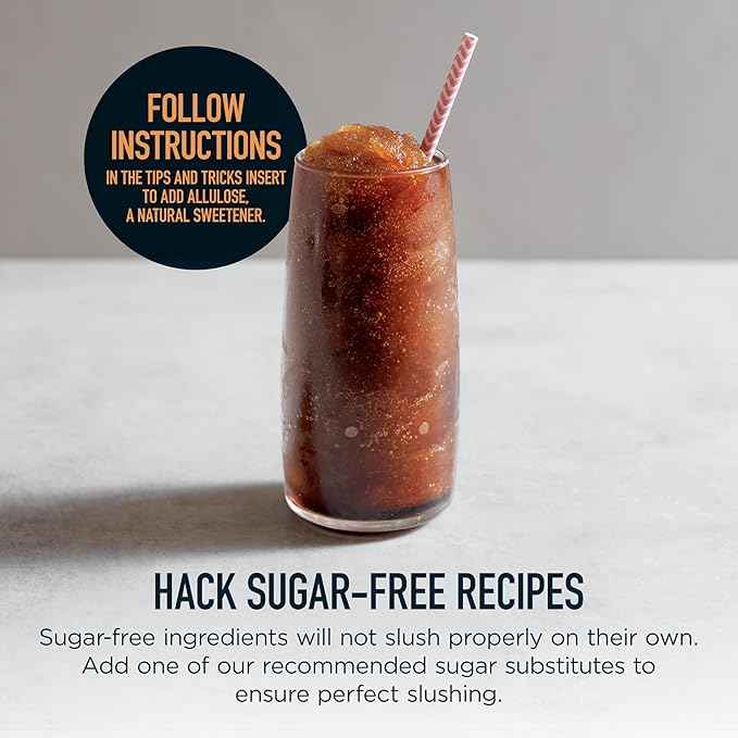 Ninja SLUSHi with RapidChill Technology, 88 oz. Frozen Drink & Slushie Machine, 5 Preset Programs, Margaritas, Frappés, and More, Premium Accents, Black, FS301