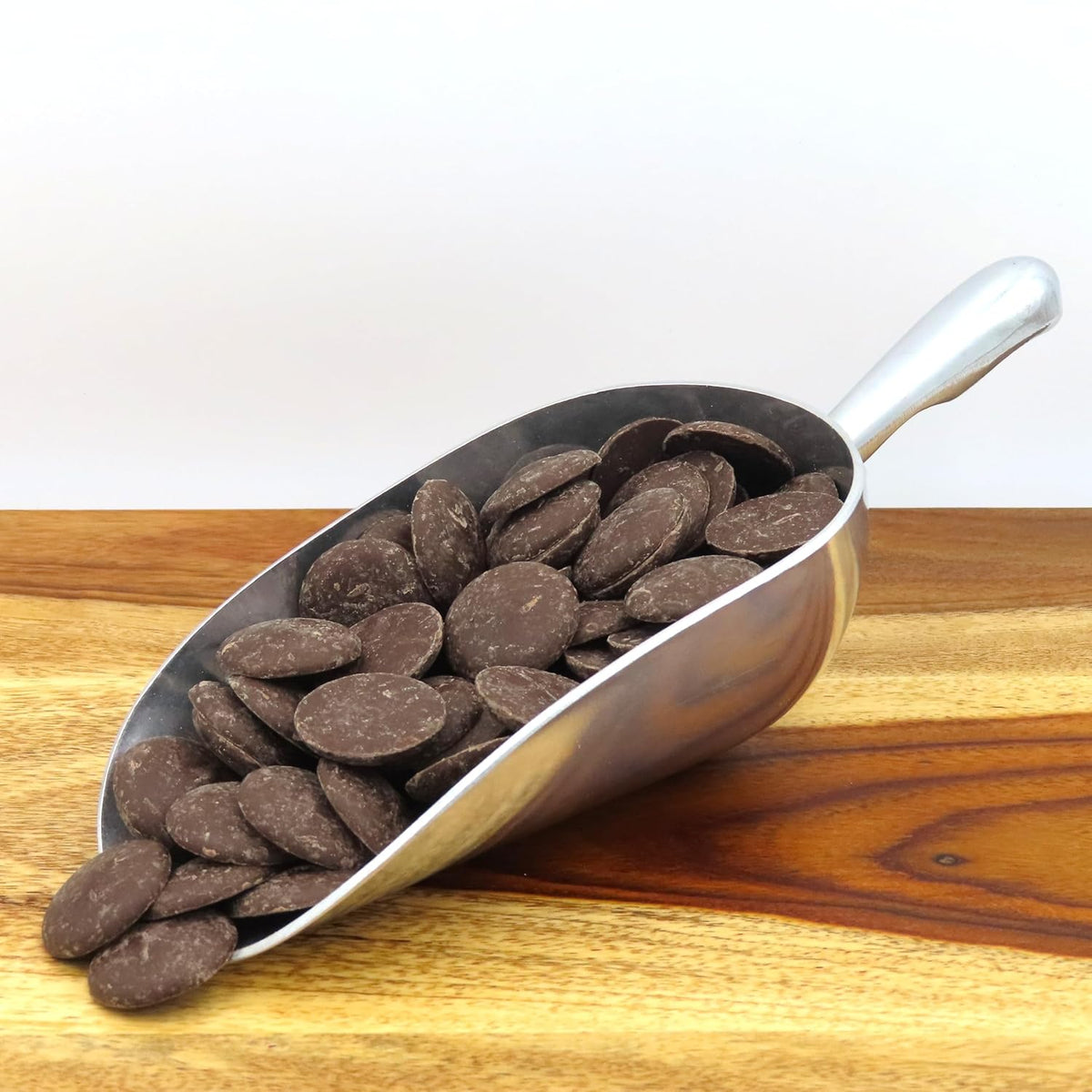 MERCKENS Coating Wafers, Dark Melting Chocolate, Cocoa Dark, 1 Pound Package