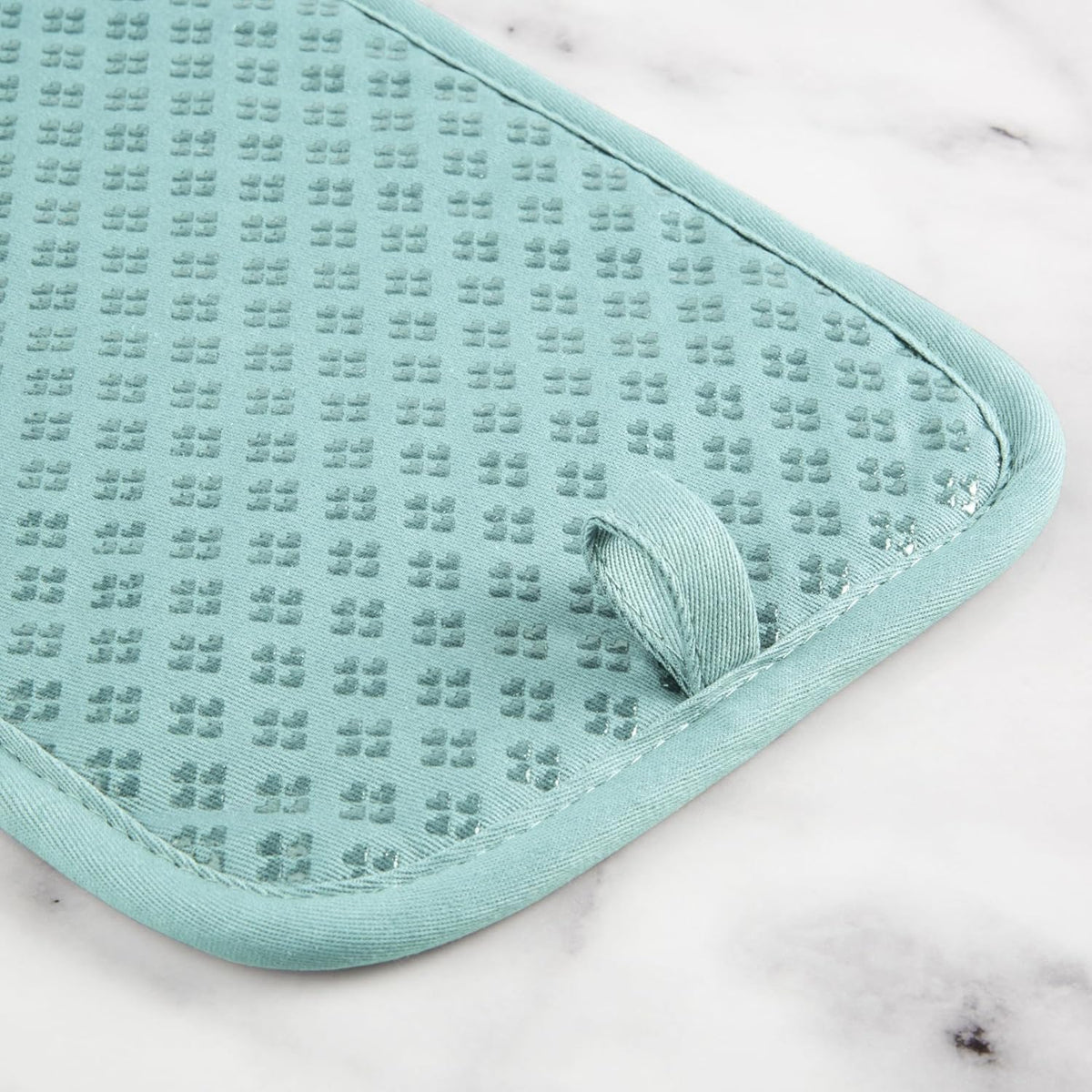 KitchenAid Asteroid Pot Holder 2-Pack Set, Mineral Water, 7"x10"