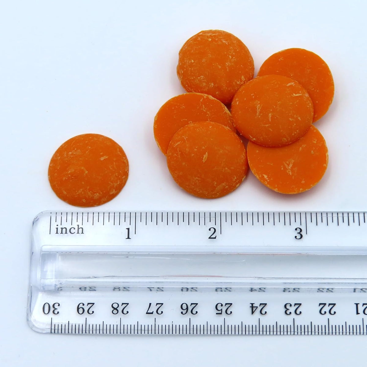 MERCKENS Coating Wafers, Orange Melting Chocolate, 1 Pound Package