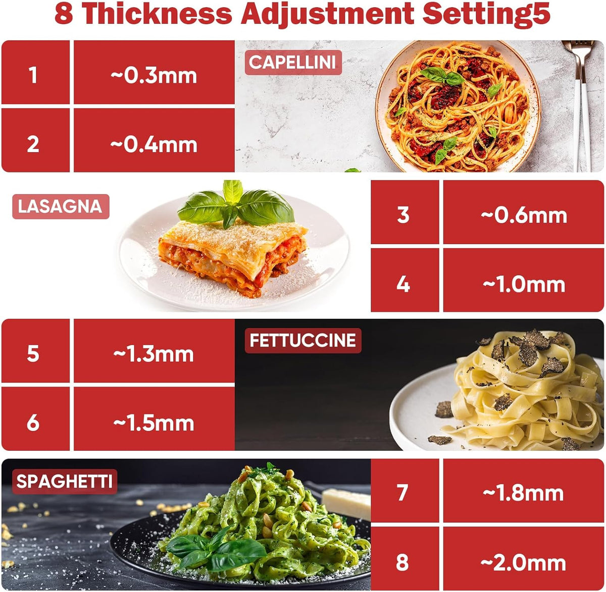 3 in 1 Pasta Attachment for Kitchenaid Stand Mixer, All Metal Pasta Maker Kitchenaid Attachment, Pasta Sheet Roller, Spaghetti Cutter, Fettuccine Cutter Maker Accessories and Cleaning Brush by Gvode