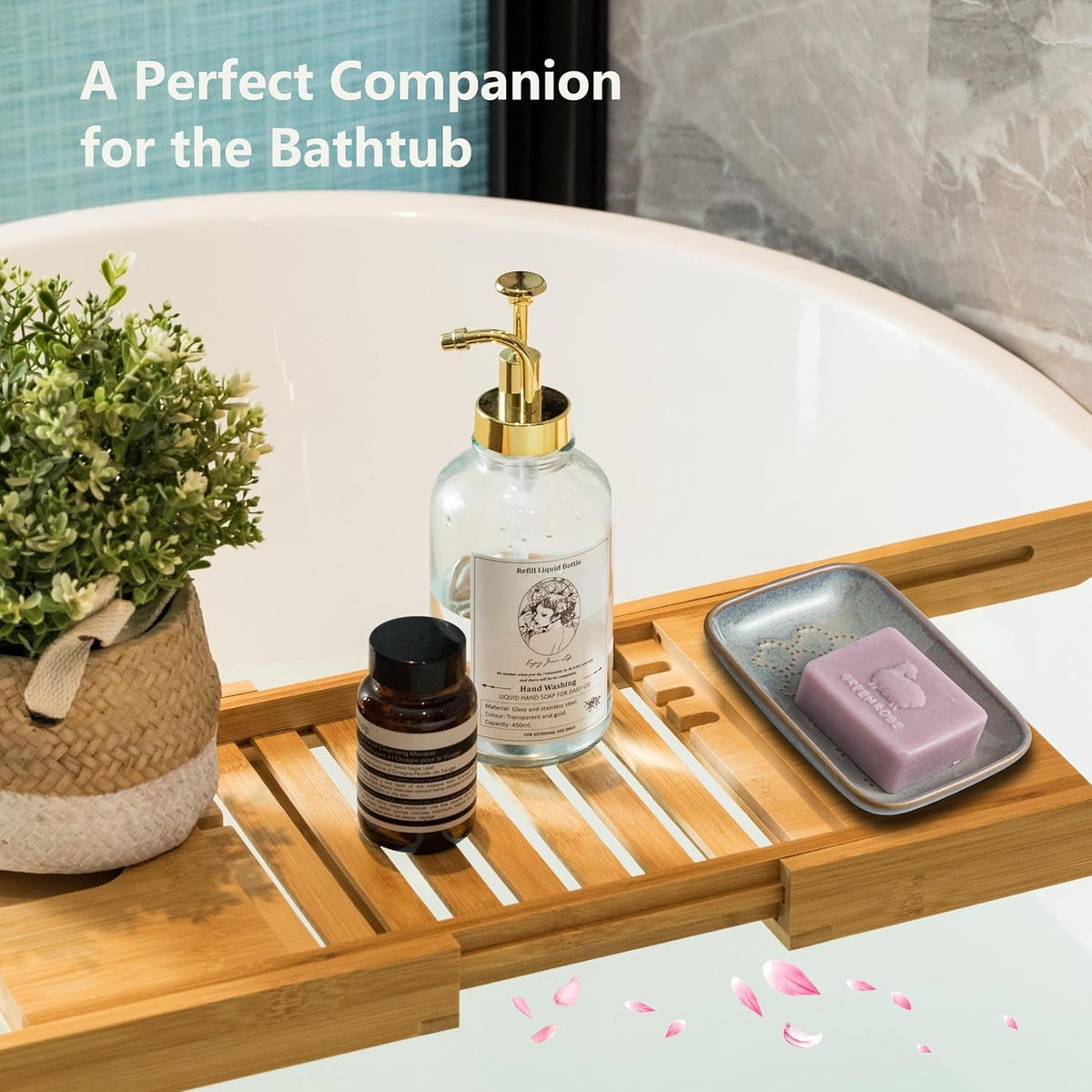 Gomakren Soap Dish for Shower, Ceramic Soap Dishes for Bar Soap Sponge, Shower Soap Holder Saver Tray for Bathroom Kitchen Sink, Easy to Clean, Gray