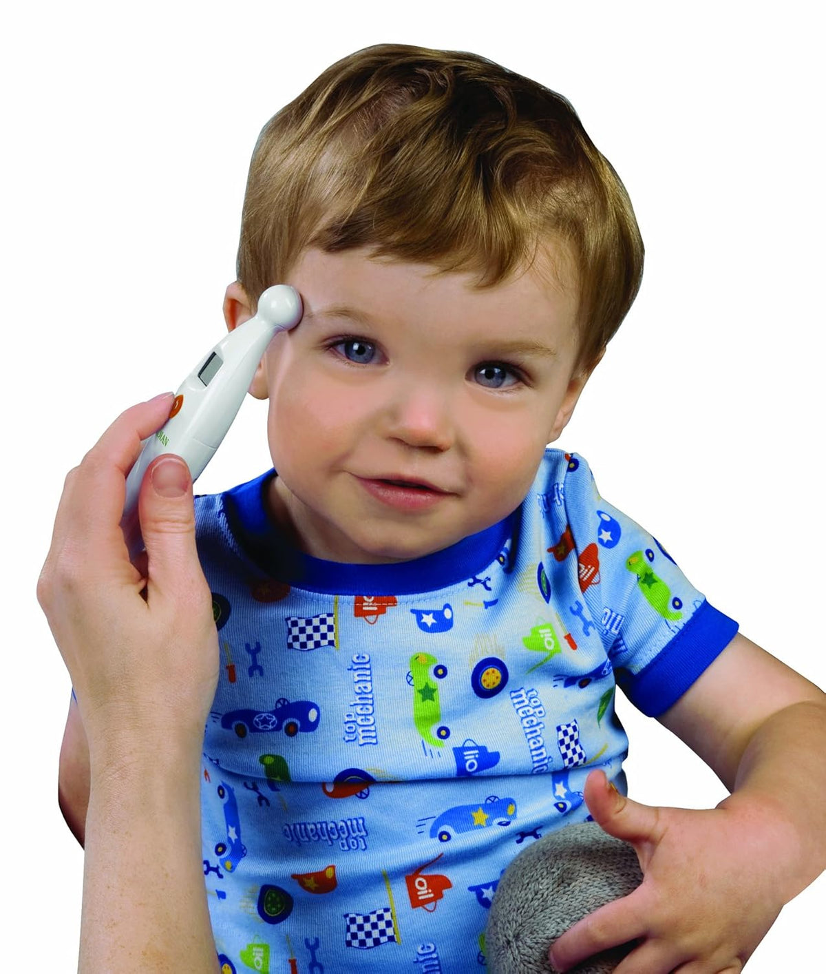 Veridian Healthcare Temple Thermometer | Infrared Measurements | Fast 6-Second Readout | Fever Alert | Backlit Display | Programmable Timer | 1-Year Warranty (Pack of 2)