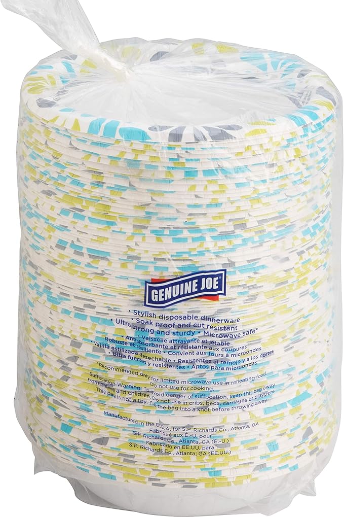 Genuine Joe 12 oz. Paper Bowls (Pack of 125)