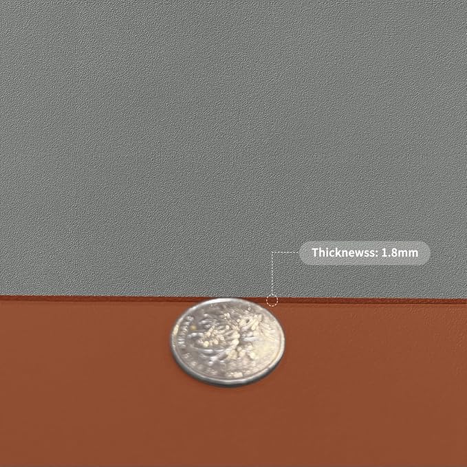 Dining Table Cover Protector for Dining Room Table - Can Be Used On Both Sides Waterproof and Easy to Clean Good Flatness Used for Dining Table(Brown+Gray 44x78)