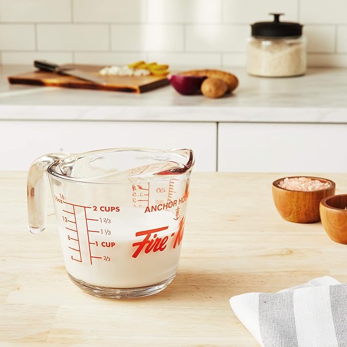 Anchor Hocking Fire-king 16 Oz Glass Measuring Cup