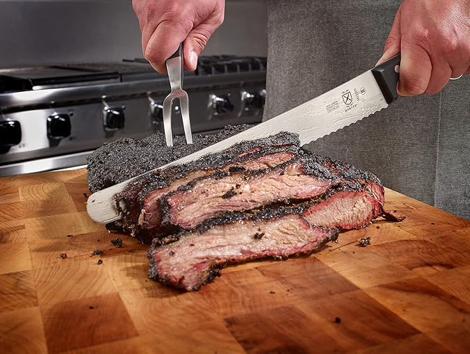 Mercer Culinary Renaissance 12 Inch Wavy Edge Brisket Knife