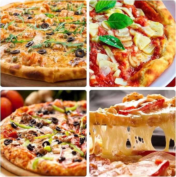 Beasea 10 Inch Pizza Pan With Holes - Perforated Aluminum Alloy Round Vented Crisper for Oven, Baking Tray Bakeware for Home Restaurant Kitchen