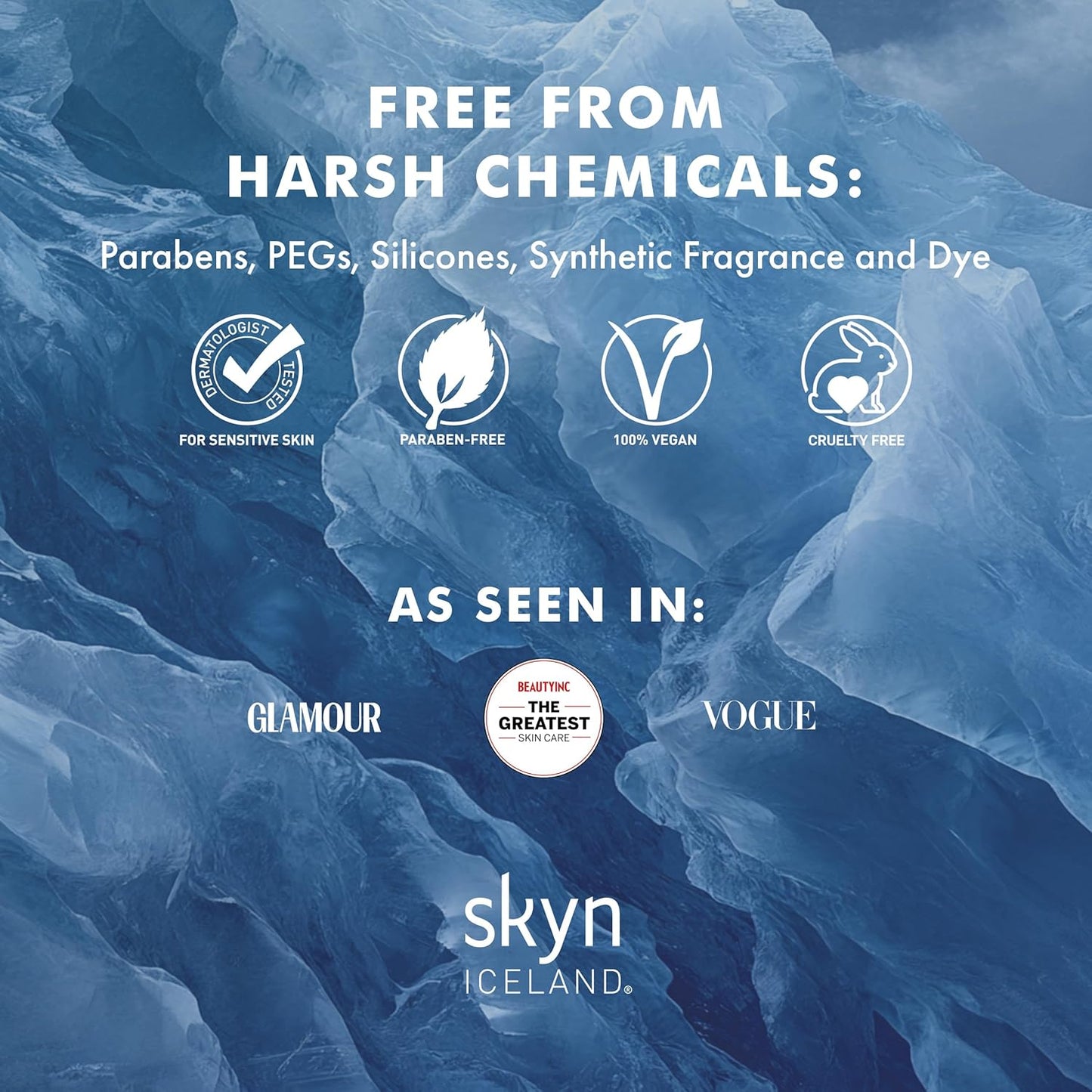 Skyn ICELAND Hydro Cool Firming Smile Line Patches, 10 Minute Smoothing Treatment with Peptides and Hyaluronic Acid, All Skin Types, 4 Pairs