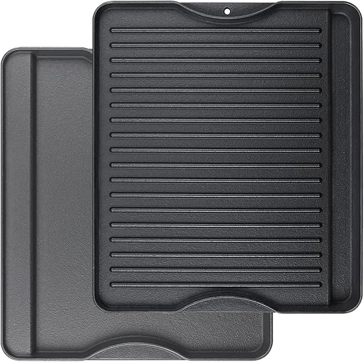 Utheer Reversible Grill Griddle for All Camp Chef 14" & 16" Stoves Cast Iron Griddle, for Camp Chef Explorer 2-Burner Stove,3-Burner, Single Burner Outdoor Stove, 1 Pack