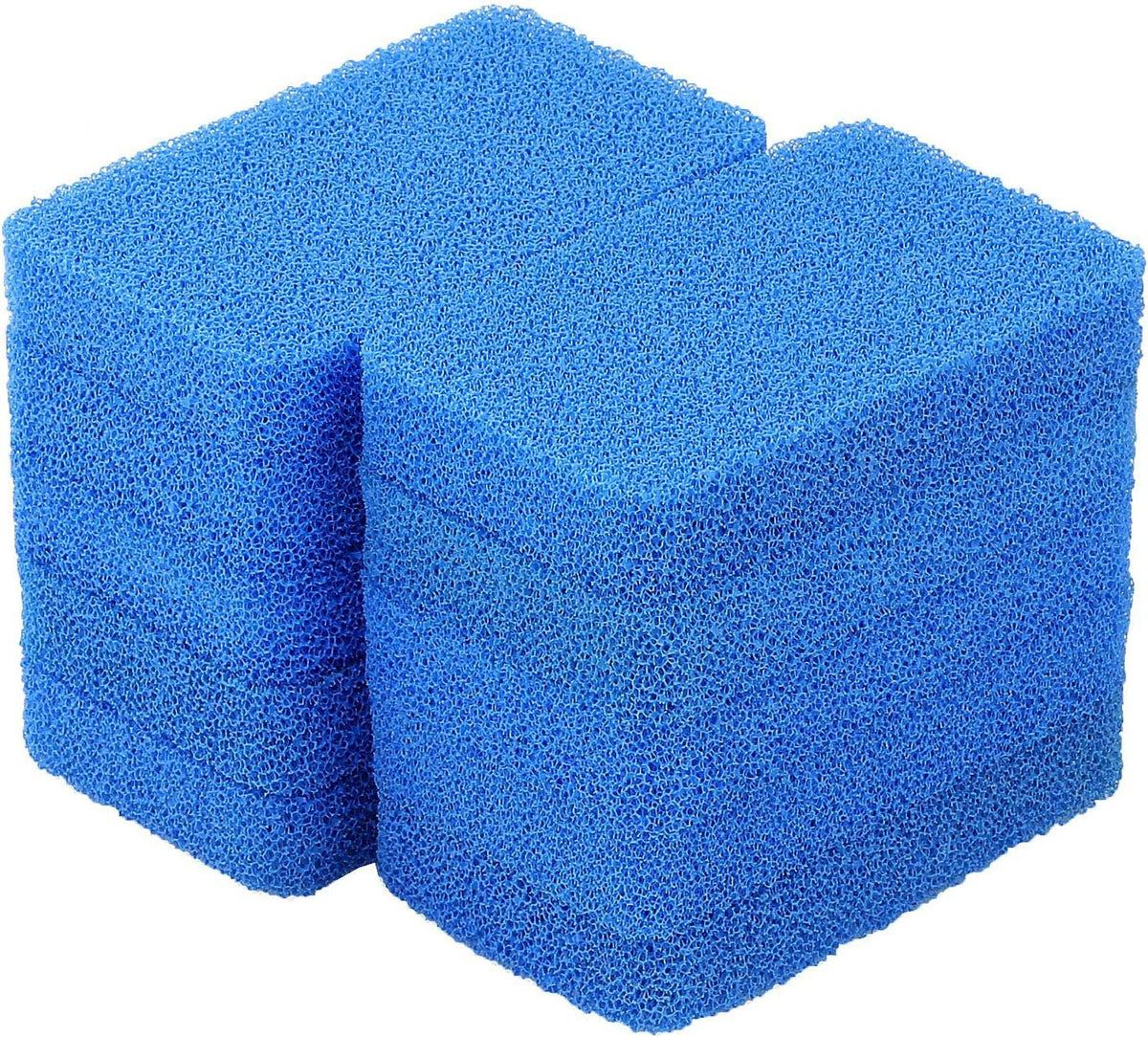 Silicone Sponges Kitchen Scrubber, Sponges for Dishes, Fragrance Free, Odor Free, 10 PCS Non-Scratch Scrub Sponges, Blue