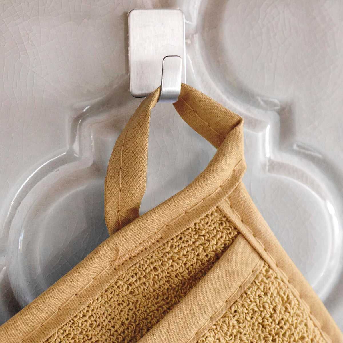 RITZ Terry Pocket Mitt & Hot Pad: Unparalleled Heat Resistant, Durable 100% Cotton,Ergonomically Designed for Optimal Grip, Easy-Care Machine Washable 2-Pack, Straw