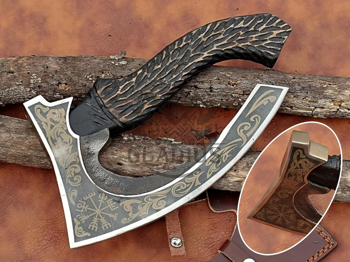 | Handcrafted Pizza Axe | Viking Pizza Axe | Authentic Handmade Pizza Hatchet – Ideal Choice for Culinary Enthusiasts