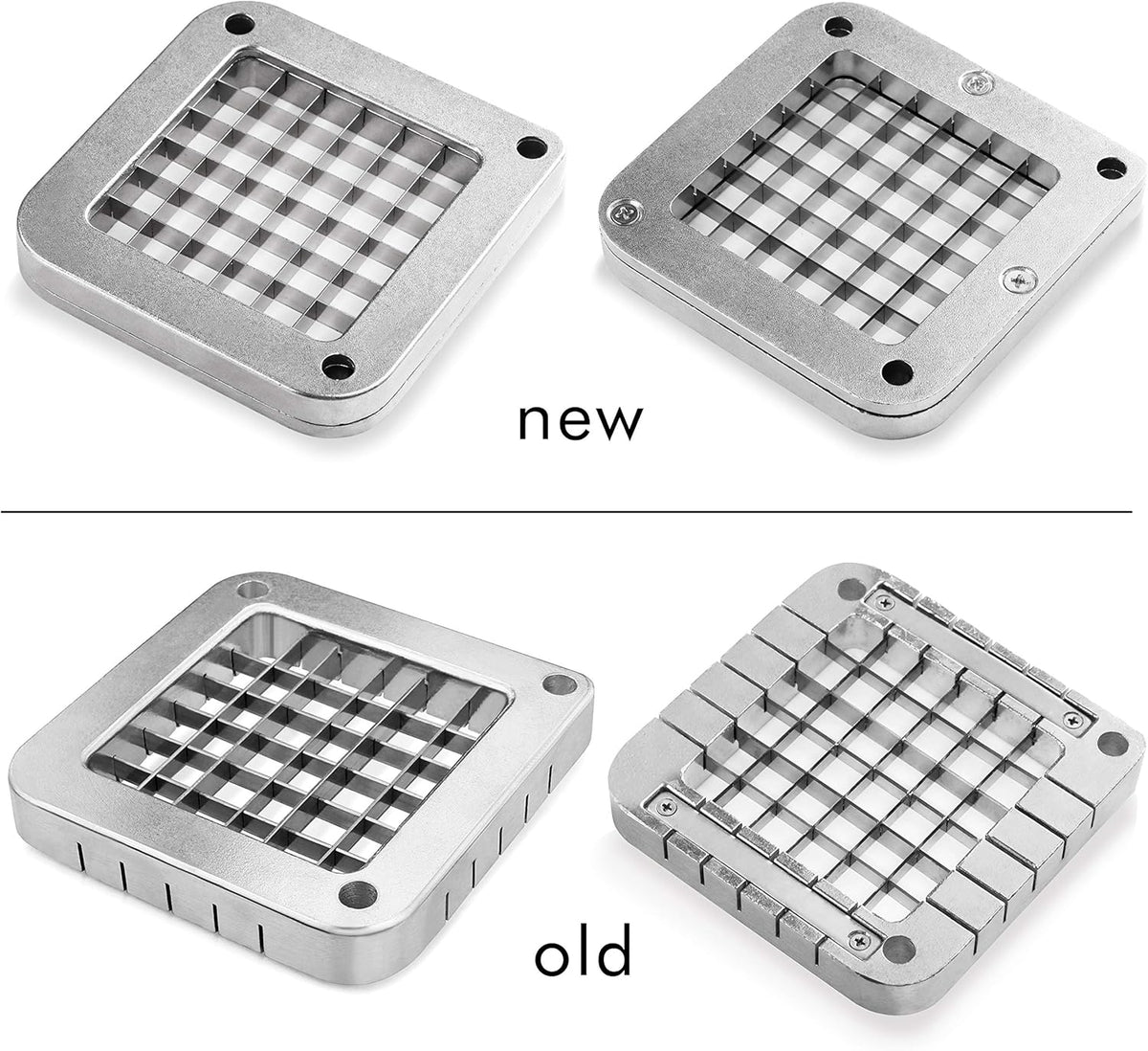 New Star Foodservice 37418 French Fry Cutter Replacement Blade, 1/2", Metallic (COMPATIBLE WITH TABLE MOUNTED FRENCH FRY CUTTER ONLY) Silver