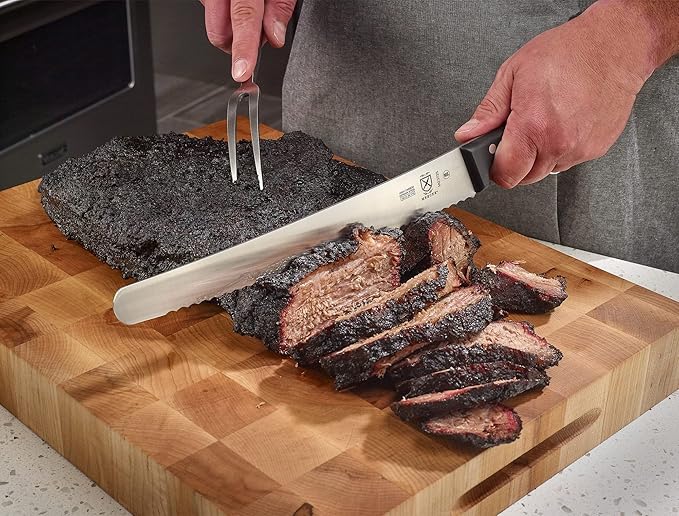 Mercer Culinary Renaissance 12 Inch Wavy Edge Brisket Knife
