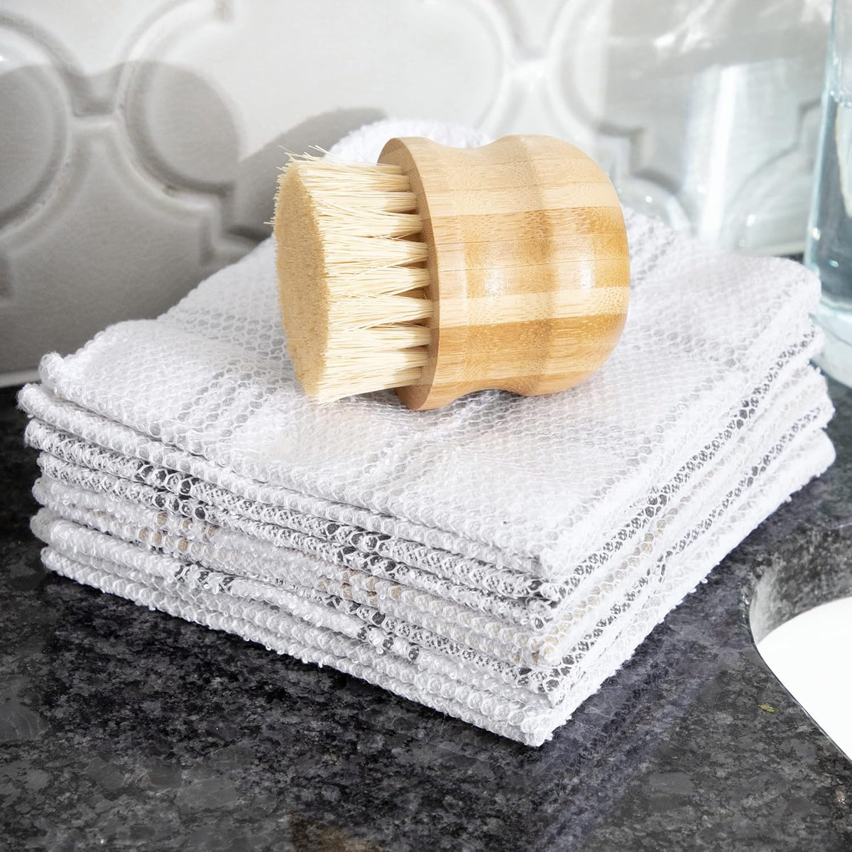 Ritz Cotton Scouring Dish Cloth 5-Pack, Neutral