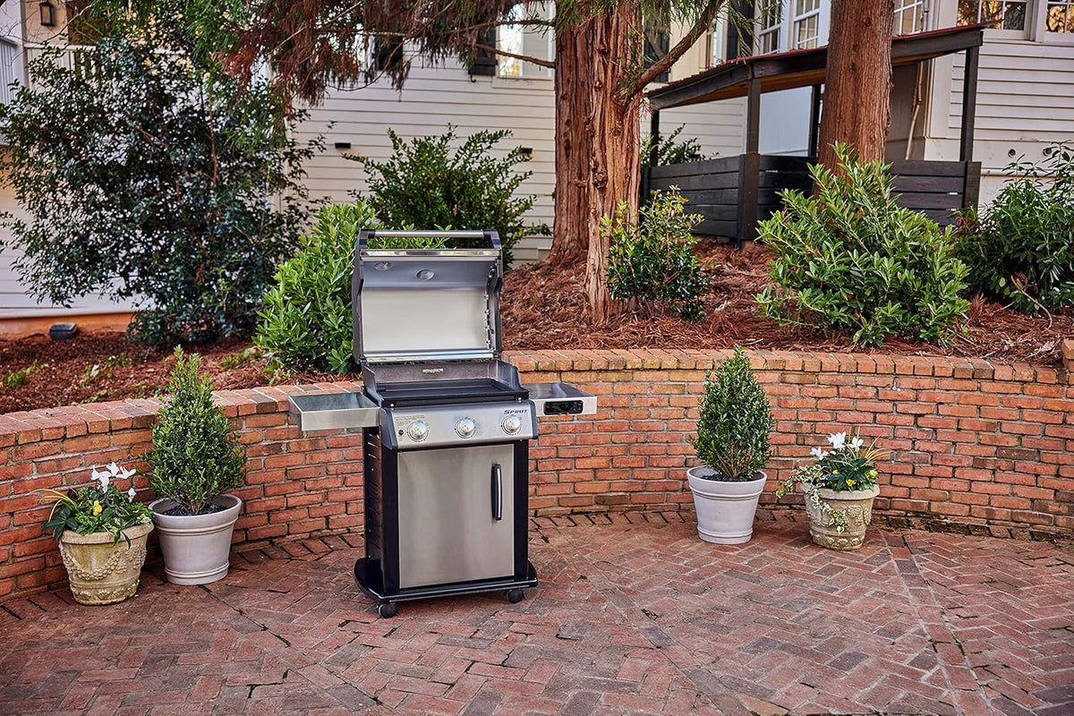Weber Rust-Resistant Outdoor Griddle Insert for Searwood and Large Spirit Series Grills, Full-Size