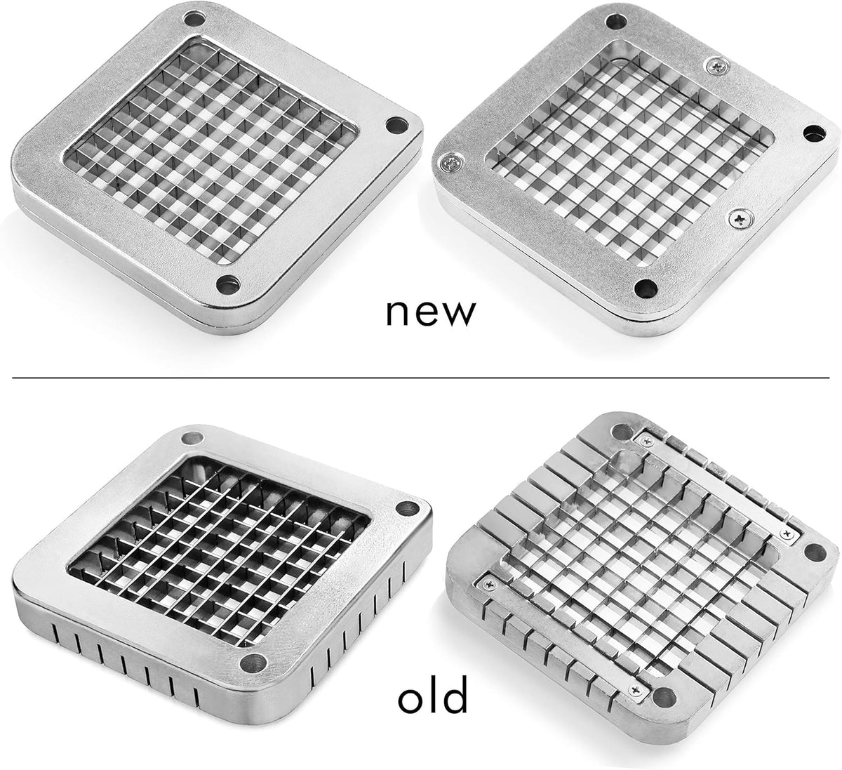 New Star Foodservice 37388 French Fry Cutter Replacement Blade, 3/8-Inch (COMPATIBLE WITH TABLE MOUNTED FRENCH FRY CUTTER ONLY) Silver