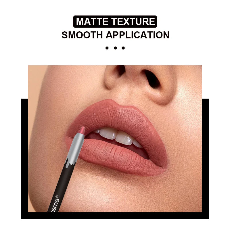 12-Color Matte Lip Liner Set