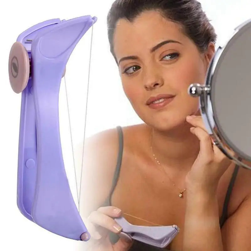 Slique hair threading machine