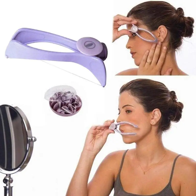 Slique hair threading machine