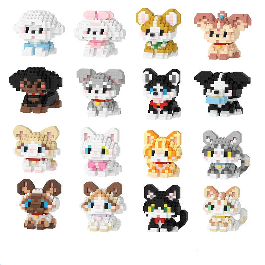 Mini Pet Building Block Toys