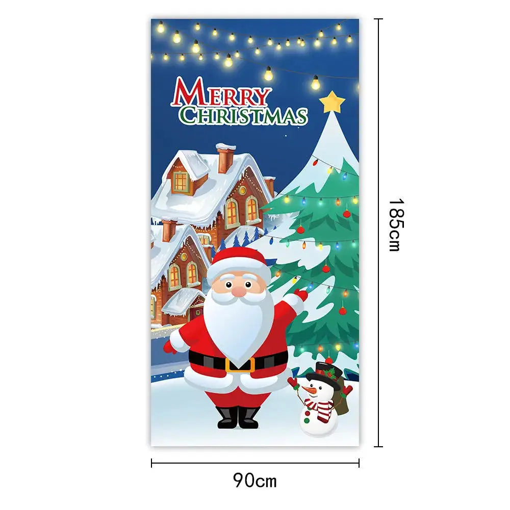 Santa Claus Christmas Door Cover