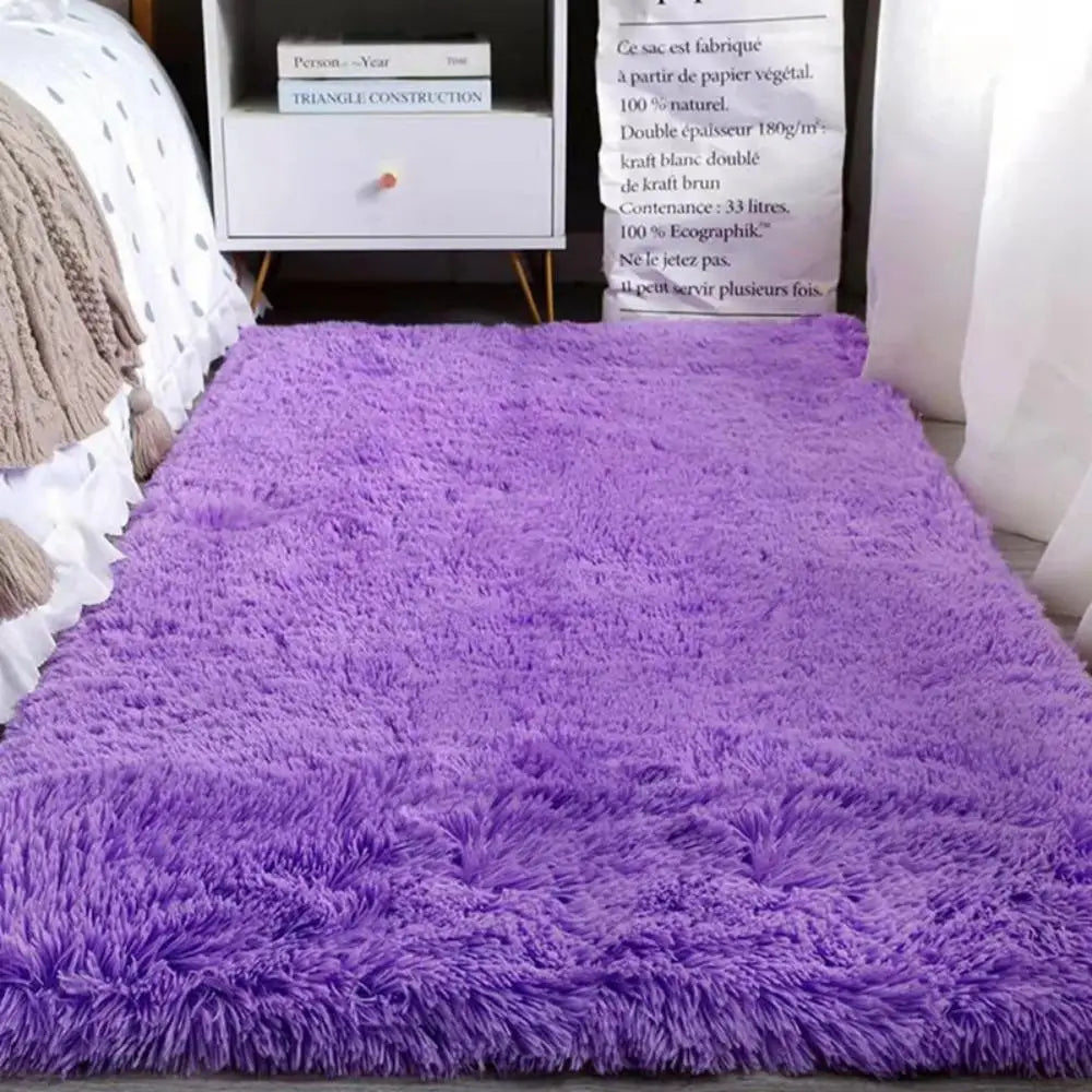 VIKAMA Tie-Dye Plush Carpet