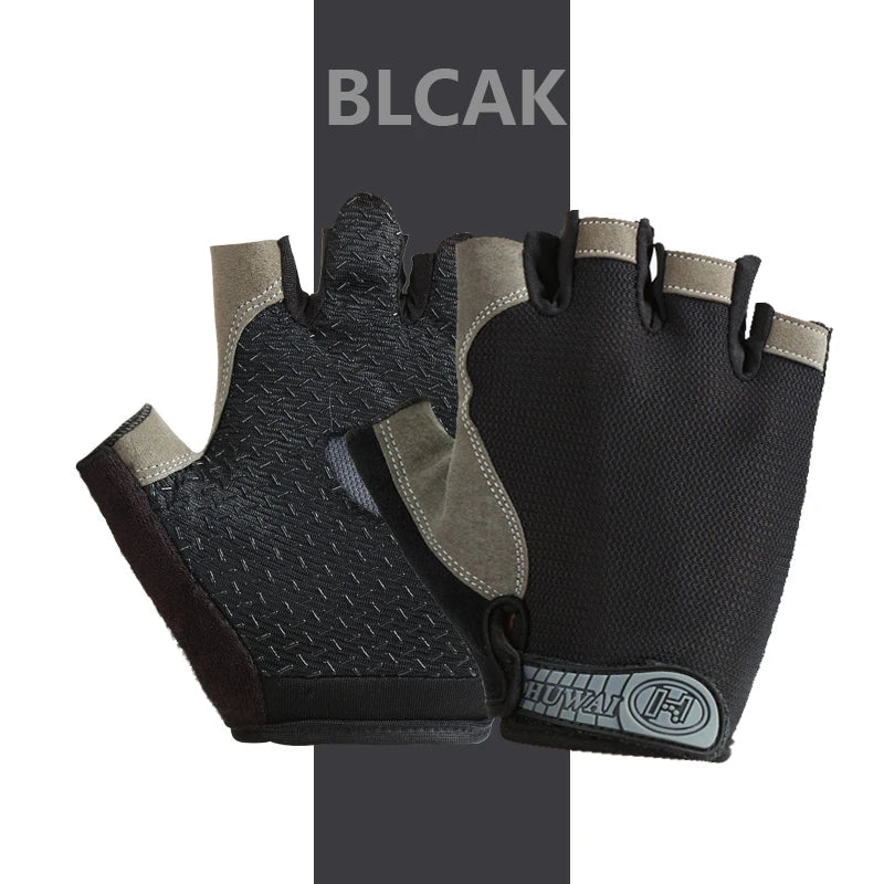 Fingerless Weightlifting Gym Gloves