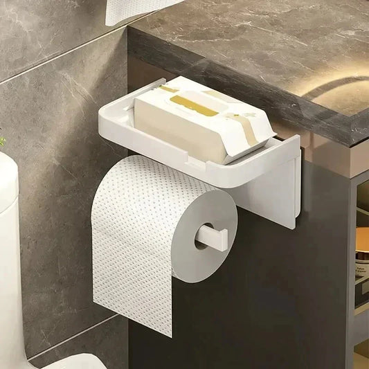 Multi-Functional Toilet Paper Holder