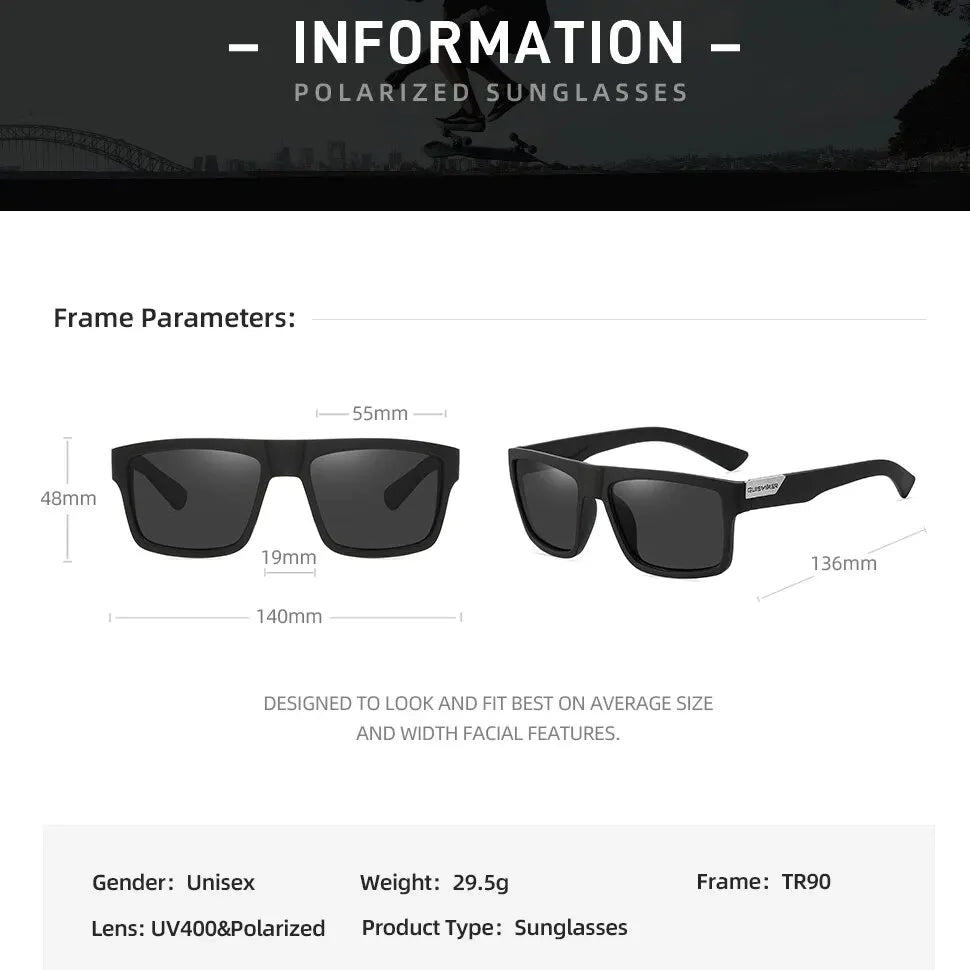 Designer Polarized UV400 Sports Sunglasses