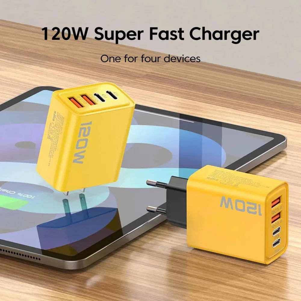 4-Port USB C PD Charger