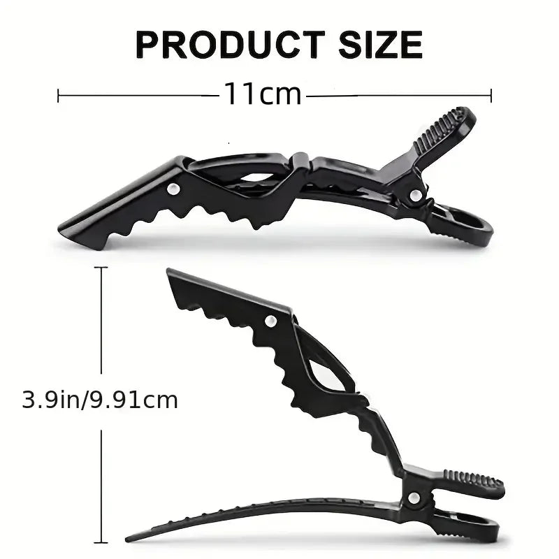 5-30pcs Alligator Hair Clip Plastic Nonslip Hairpin Black Pink Durable Hair Clamp Hairdressing Styling Accessories for Woman Man
