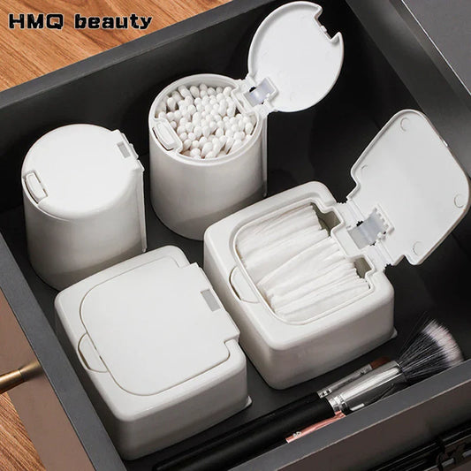Pop-Up Cotton Swab Organizer