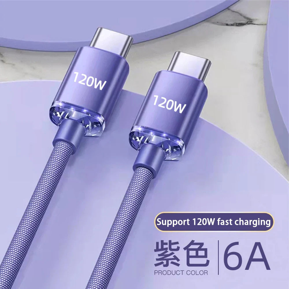 120W USB Type C Cable