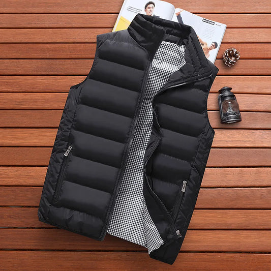 Men’s Windproof Down Cotton Vest