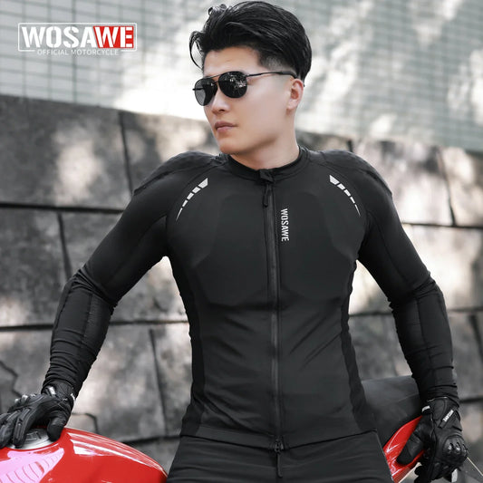 WOSAWE Motorcycle Armor Protection Jacket